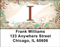 Funky Monogram I Address Labels