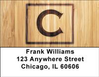 Branded Monogram C Address Labels