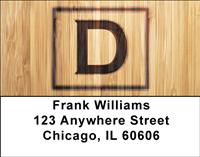 Branded Monogram D Address Labels