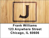 Branded Monogram J Address Labels