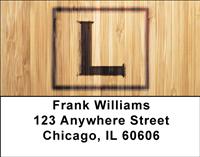 Branded Monogram L Address Labels