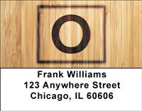 Branded Monogram O Address Labels
