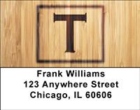 Branded Monogram T Address Labels