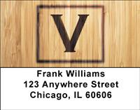 Branded Monogram V Address Labels