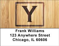 Branded Monogram Y Address Labels