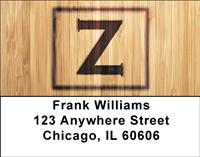 Branded Monogram Z Address Labels