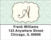 Vintage Monogram A Address Labels