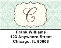 Vintage Monogram C Address Labels