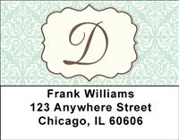 Vintage Monogram D Address Labels