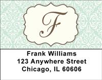 Vintage Monogram F Address Labels