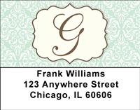 Vintage Monogram G Address Labels