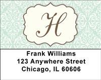 Vintage Monogram H Address Labels