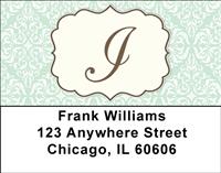 Vintage Monogram I Address Labels