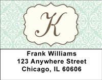 Vintage Monogram K Address Labels