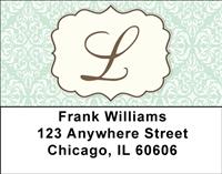 Vintage Monogram L Address Labels