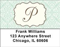 Vintage Monogram P Address Labels
