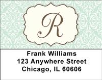 Vintage Monogram R Address Labels