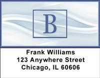 Simple Monogram B Address Labels