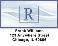 Simple Monogram R Address Labels