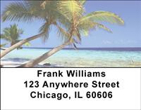 Palm Trees Address Labels