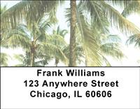 Palm Trees Address Labels