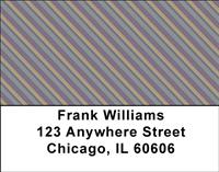 Diagonal Stripes Address Labels