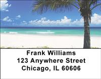 Tropical Beaches Address Labels