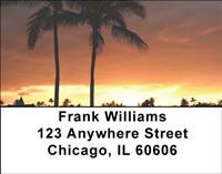 Tropical Sunsets Address Labels