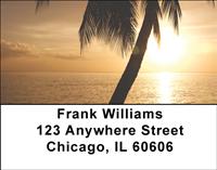 Tropical Sunsets Address Labels