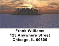 Tropical Sunsets Address Labels