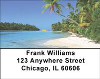 Beautiful Beaches Address Labels