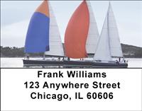 Sailboats Address Labels