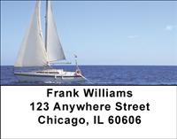 Sailboats Address Labels