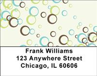 Stylish Circles Address Labels
