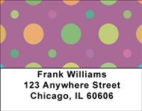Bright Dots Address Labels