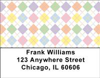 Striking Argyle Address Labels