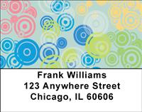 Groovy Bullseyes Address Labels