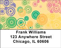 Groovy Bullseyes Address Labels