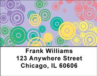 Groovy Bullseyes Address Labels