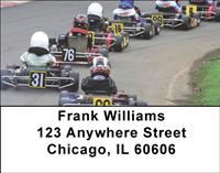 Kart Racing Address Labels