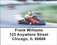 Kart Racing Address Labels