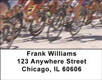 Bicycle Racing Address Labels
