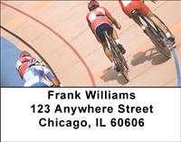 Bicycle Racing Address Labels
