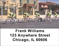 Bicycle Racing Address Labels