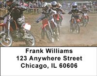 Dirt Bike Racing Address Labels