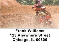 Dirt Bike Racing Address Labels