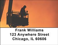 Battling Firefighters Address Labels
