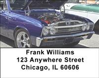 Muscle Cars Address Labels