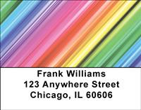 Crazy Rainbows Address Labels