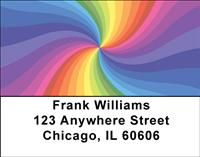 Crazy Rainbows Address Labels